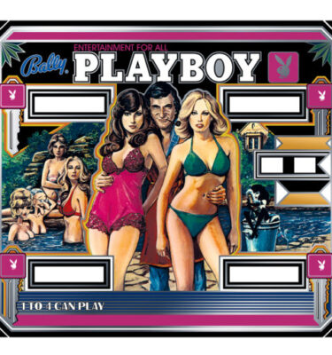 Playboy (Bally) Backglass
