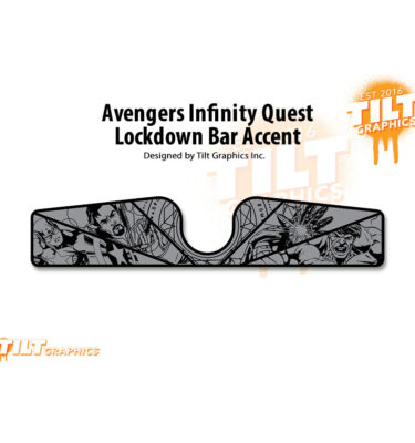Avengers Infinity Quest Lockdown Bar Accent Gold