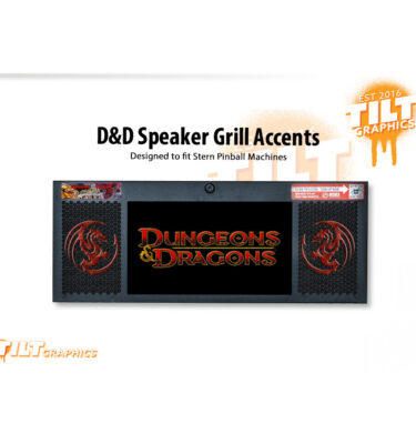 Dungeons and Dragons (Stern) Speaker Grill Accents