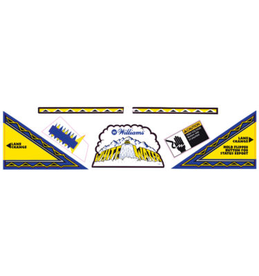 White Water Apron Decal Set