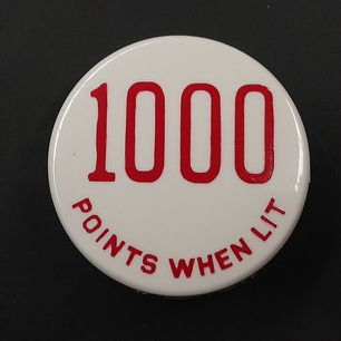 Pop Bumper Cap - "1000 Points When Lit" Red - A-11826-R