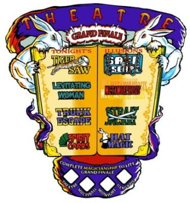Theatre of Magic Playfield Overlay