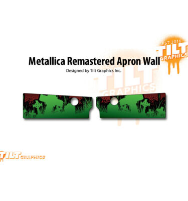 Metallica Remastered Apron Wall Accent - Headstones