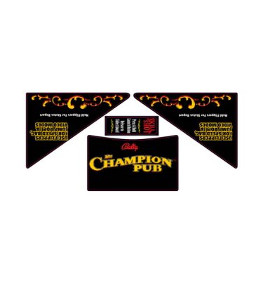 Champion Pub Apron Decal Set - 31-3071-AP