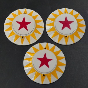 Stern Galaxy Pop Bumper Cap Set - 13A-12-5 - Hot Stamped