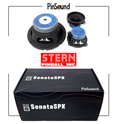 SonataSPK PinSound Speakers for PLUS/NEO - Stern WHITESTAR