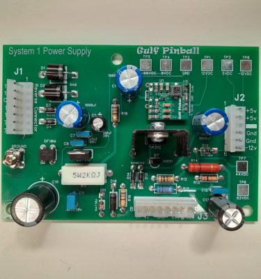 Gottlieb® System 1 Power Supply Board