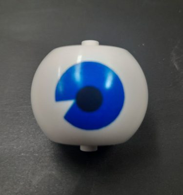 Eyeball White With Blue Pupil A-19257-1, 03-8468 TED, RUDY