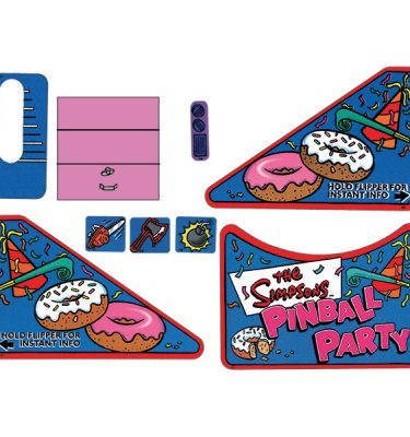 The Simpsons Pinball Party Decal Set