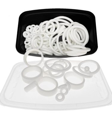 125 Piece PerfectPlay™ White Silicone Rubber Ring Set
