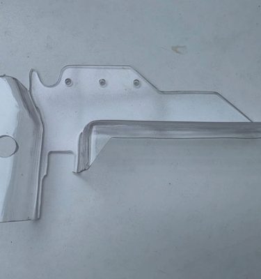 Stern Simpsons Pinball Party Top Trough Ramp 545-6048-00 Clear