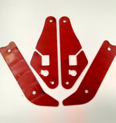 The Walking Dead Remastered Red PETG Plastic Protector Set