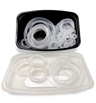 125 Piece PerfectPlay™ Translucent Silicone Rubber Ring Set