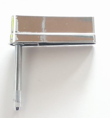 Metallic Flipper Bat And Shaft Assembly - Chrome