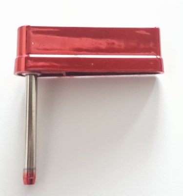 Metallic Flipper Bat And Shaft Assembly - Red