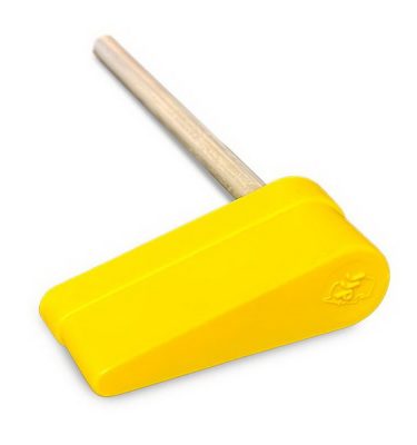 Jersey Jack Logo Mini Flipper Bat And Shaft Assembly - Yellow - 30-0013-00-4