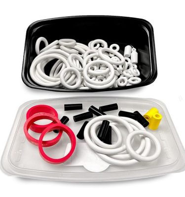 125 Piece Champion White Rubber Set