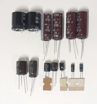 Data East Power Supply Capacitor Repair Kit for Board 520-5047-0X