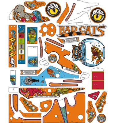 Bad Cats CPR Reproduction Plastics Set