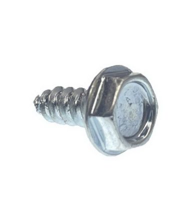 Sheet Metal Screw #6 x 3/8" Unslotted Hex Head Screw Zinc Plated - 82-002006-06